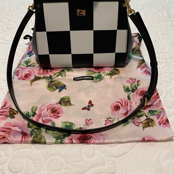 Dolce and Gabbana Dauphine Rose Miss Sicily Shoulder Bag - Picture 5 of 16